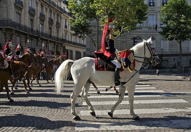 Anlässlich des Nationalfeiertags am 14. Juli finden in ganz Frankreich Militärparaden statt
