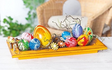100 Deko-Eier ca. 6 cm, Kunststoff, Eier dekorieren, Ostern, Osterdekoration - 2