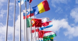 Auf einer Party zum Europatag könnten beispielsweise die Länderflaggen der EU-Mitgliedsstaaten als Papierfähnchen dekorativ in Szene gesetzt werden
