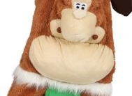 Affen-Kostüm: Hose mit Affenpuppe, braun, Einheitsgröße - 1