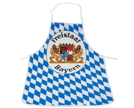 Bayern-Schürze mit Rauten und Wappen - 1