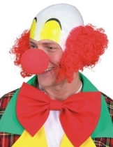 Clown-Nase: XXL-Clown-Nase, Schaumgummi, rot - 1