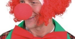 Clown-Nase: XXL-Clown-Nase, Schaumgummi, rot - 1