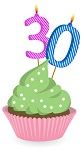 zum 30. Geburtstag Logo