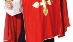 D’Artagnon rot – Hemd, Überwurf und Hose - 1