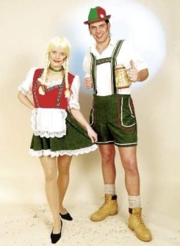 Dirndl-Kleid: Tirolerin, Kostüm-Tracht - 1