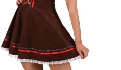 Dirndl: sexy Dirndl, braun, verschiedene Größen - 1