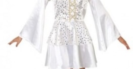 Engel – Kleid mit goldenen Sternen - 1