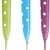 Fackel: Mini-Fackel Daisy, Punkte, verschiedene Farben, 25 cm, 3er-Pack - 1