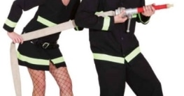Feuerwehr Frau : Kleid und Gürtel - 1