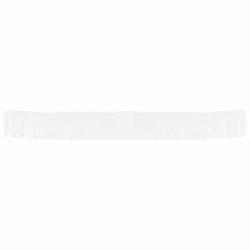 Girlande: Fransen-Girlande, PVC, weiß, wetterfest, 30 cm Höhe, 10 m Länge - 1