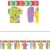 Girlande: Hawaii-Girlande, bunt, Hemd und Flip-Flops, 365 cm - 1