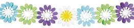 Girlande, Sommermotiv Daisy mit Blumen, 3 m - 1