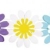 Girlande, Sommermotiv Daisy mit Blumen, 3 m - 1