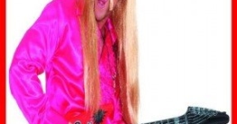 Gitarre: Luftgitarre, rot - 1
