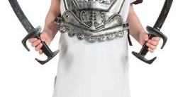 Gladiator-Kostüm: Hemd, lang, Kindergröße - 1