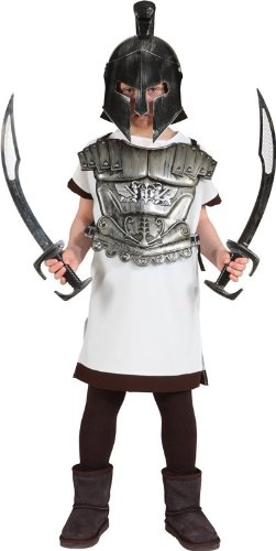 Gladiator-Kostüm: Hemd, lang, Kindergröße - 1