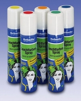 Haarspray: Leuchtfarben-Haarspray, grün fluoreszierend, 100 ml - 1