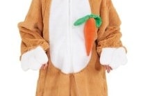 Hase braun mit Möhre - 1
