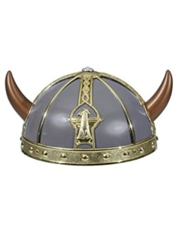 Helm: Wikingerhelm, grau, Kopfweite 58 - 1