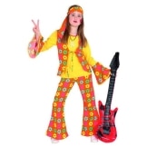 Hippie Girl : Oberteil, Hose und Kopfband - 1