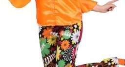 Hose: Schlaghose, mit Blumenmuster, verschiedene Größen - 1