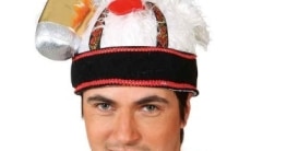 Hut, mit lustiger Vogelfigur - 1