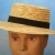 Hut: Strohhut „Kreissäge“, Deluxe-Artikel, elastisches Hutband, Kopfweite 56 – 61 - 2