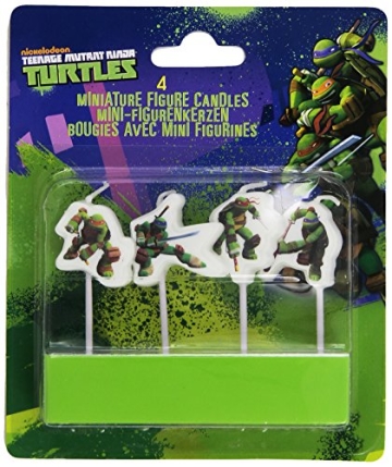 Kerzen: Mini-Figuren-Kerzen, Motiv „Teenage Mutant Ninja Turtles“ - 1