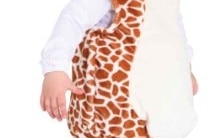 Kinderkostüm: Giraffe, Weste mit Kapuze, Plüsch, Größe 104 - 1