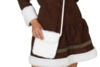 Kleid Eskimo Girl braun - 1