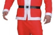 komplettes Weihnachtsmann-Set : Mütze, Bart, Jacke, Hose und Gürtel - 1
