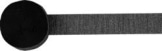 Kreppband in Schwarz, 8 cm x 30 m - 1