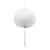 Lampion: Mini-Lampion mit Bommel, weiß, 12 cm Durchmesser, 6er-Pack - 2
