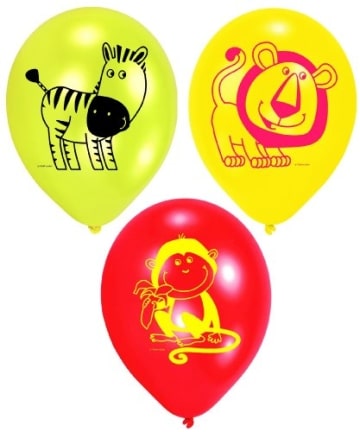 Luftballon: Luftballons „Safari“, 6er-Pack - 1