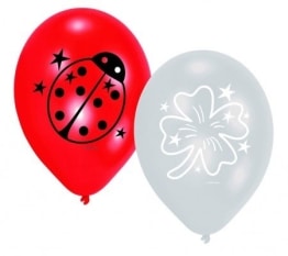 Luftballon: Luftballons „viel Glück“, 6er-Pack - 1