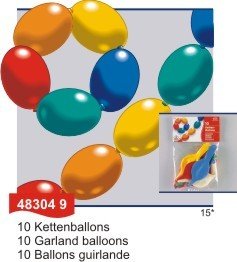 Luftballons: 8 Kettenballons - 2