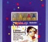 Make-up: Schminkstifte, verschiedene Glitterfarben, 5er-Pack - 1