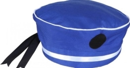 Mütze: Marine-Mütze, Aufdruck „Marine“, blau, Kopfweite 56 bis 60 - 1