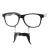 Nerd-Brille: Schnauzer-Brille, für Damen, schwarz - 3