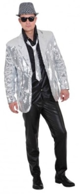 Pailletten Show Jacket silber - 1