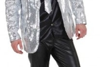 Pailletten Show Jacket silber - 1