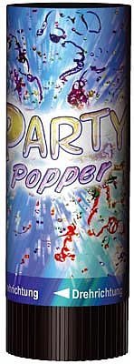 Party-Popper mit Konfetti und Luftschlangen, 10 cm - 1