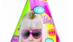 Partyhut: Partyhütchen, „Totally Barbie“, 6 Stück - 1