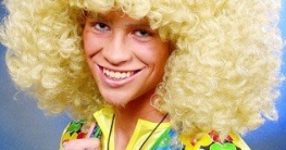 Perücke: Afro-Perücke, blond - 1