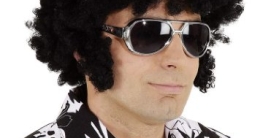 Perücke „Jackson“, Afro-Look, schwarz - 1