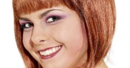 Perücke „Rachel“, kurz, kastanienbraun - 1