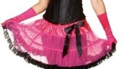 Pettiskirt pink-schwarz - 1