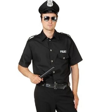Police Hemd schwarz - 1