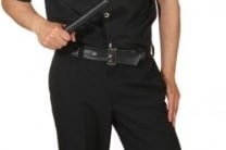 Police Man schwarz : Hemd und Hose - 1